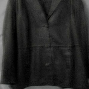 Plus Women's Worthington Genuine Leather Jacket